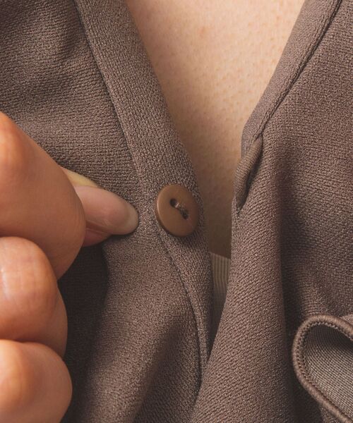 NARACAMICIE / ナラカミーチェ カットソー | 【NARACAMICIE】NEROフリルチュニックカットソー | 詳細15