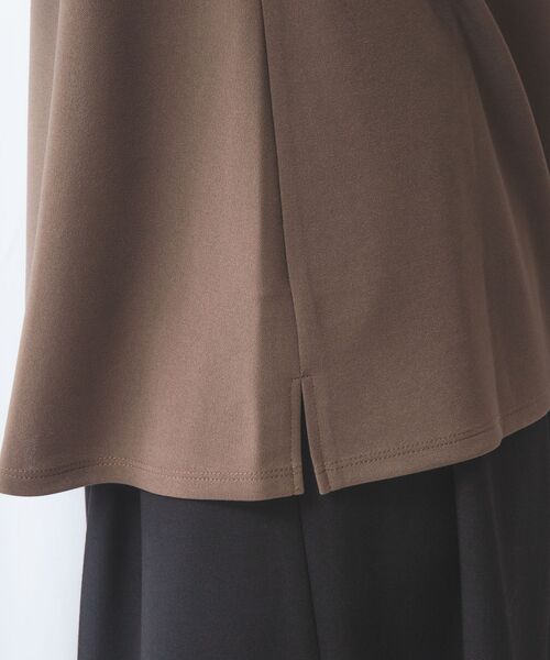 NARACAMICIE / ナラカミーチェ カットソー | 【NARACAMICIE】NEROフリルチュニックカットソー | 詳細17
