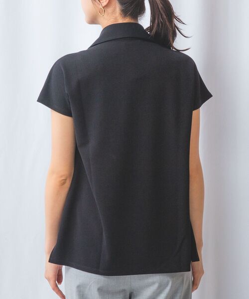 NARACAMICIE / ナラカミーチェ カットソー | 【NARACAMICIE】NEROフリルチュニックカットソー | 詳細3