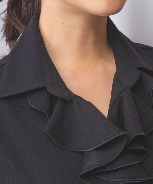 NARACAMICIE / ナラカミーチェ カットソー | 【NARACAMICIE】NEROフリルチュニックカットソー | 詳細5