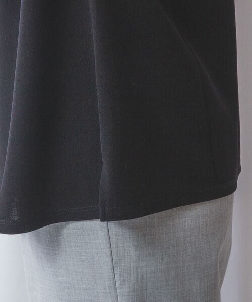 NARACAMICIE / ナラカミーチェ カットソー | 【NARACAMICIE】NEROフリルチュニックカットソー | 詳細8