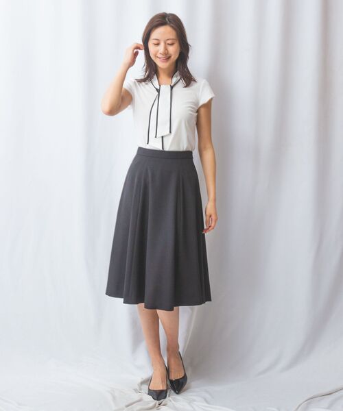 NARACAMICIE / ナラカミーチェ カットソー | 【NARACAMICIE】強撚スムースボウタイカットソー | 詳細11