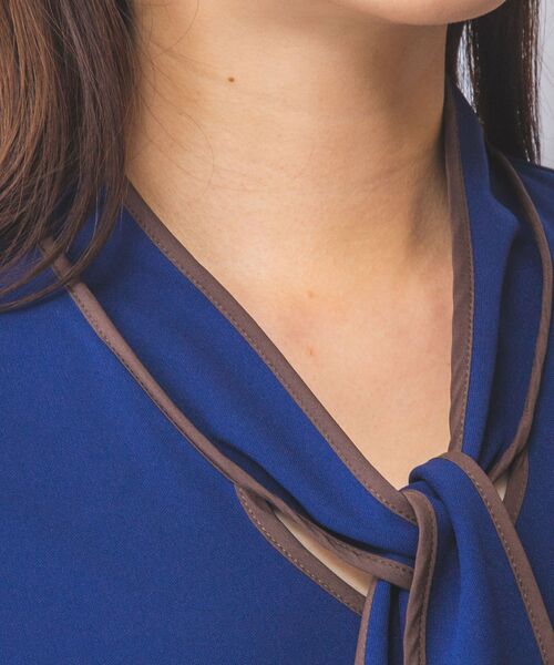 NARACAMICIE / ナラカミーチェ カットソー | 【NARACAMICIE】強撚スムースボウタイカットソー | 詳細25