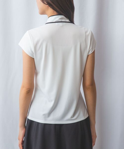 NARACAMICIE / ナラカミーチェ カットソー | 【NARACAMICIE】強撚スムースボウタイカットソー | 詳細3