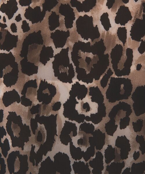 NARACAMICIE / ナラカミーチェ シャツ・ブラウス | 【NARACAMICIE】ヒョウ柄フリル長袖ブラウス | 詳細10