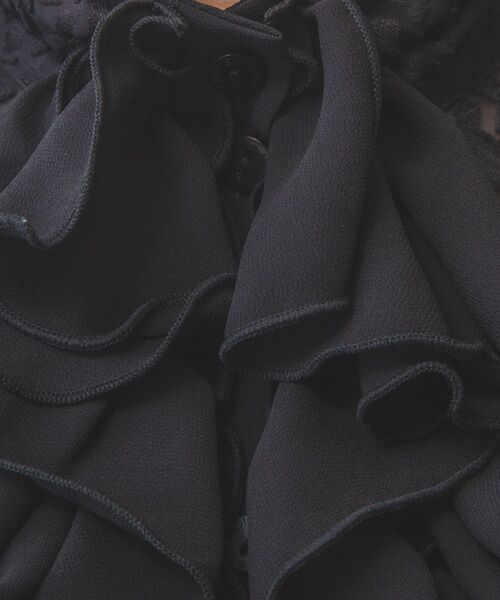 NARACAMICIE / ナラカミーチェ シャツ・ブラウス | 【NARACAMICIE】カットジャガードフリル長袖ブラウス | 詳細20