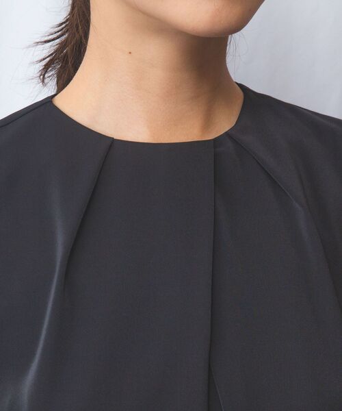 NARACAMICIE / ナラカミーチェ シャツ・ブラウス | 【NARACAMICIE】ジョーゼットデザインタック長袖ブラウス | 詳細17