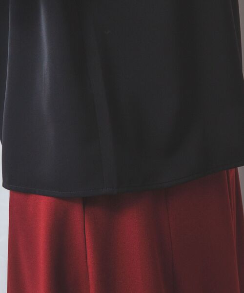 NARACAMICIE / ナラカミーチェ シャツ・ブラウス | 【NARACAMICIE】ジョーゼットデザインタック長袖ブラウス | 詳細22