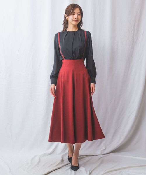 NARACAMICIE / ナラカミーチェ シャツ・ブラウス | 【NARACAMICIE】ジョーゼットデザインタック長袖ブラウス | 詳細23