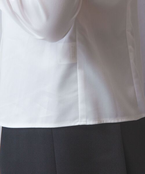 NARACAMICIE / ナラカミーチェ シャツ・ブラウス | 【NARACAMICIE】ツイルピコレースカラー長袖シャツ | 詳細8