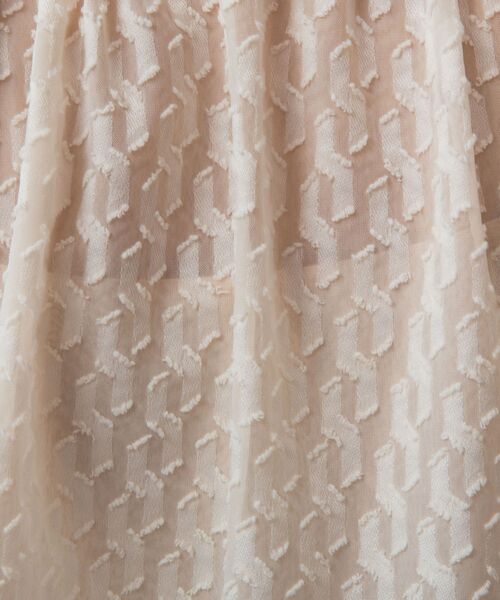 NARACAMICIE / ナラカミーチェ シャツ・ブラウス | 【NARACAMICIE】カットジャガードドロストネック七分袖ブラウス | 詳細10