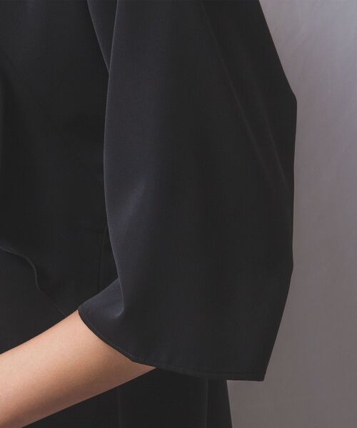 NARACAMICIE / ナラカミーチェ シャツ・ブラウス | 【NARACAMICIE】ジョーゼットフロントフリル七分袖プルオーバー | 詳細18