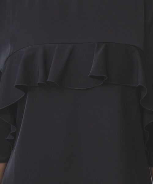 NARACAMICIE / ナラカミーチェ シャツ・ブラウス | 【NARACAMICIE】ジョーゼットフロントフリル七分袖プルオーバー | 詳細21