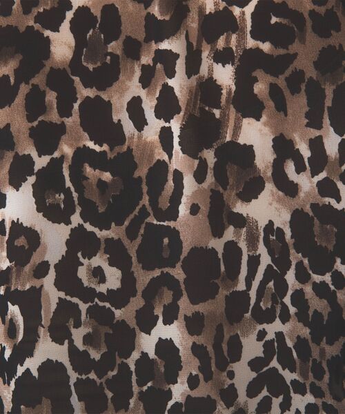 NARACAMICIE / ナラカミーチェ シャツ・ブラウス | 【NARACAMICIE】ヒョウ柄ボウタイ半袖ブラウス | 詳細10