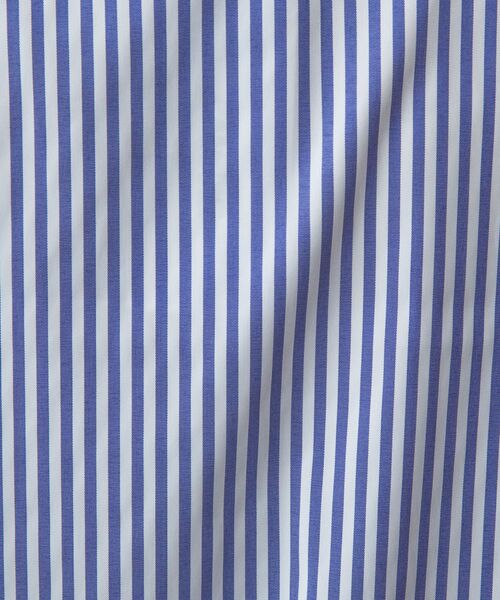 NARACAMICIE / ナラカミーチェ シャツ・ブラウス | 【NARACAMICIE】ストレッチストライプフロントデザインタック半袖ブラウス | 詳細23