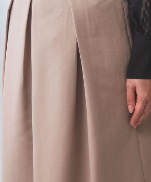 NARACAMICIE / ナラカミーチェ ミニ・ひざ丈スカート | 【NARACAMICIE】マットグログランタックフレアスカート | 詳細13