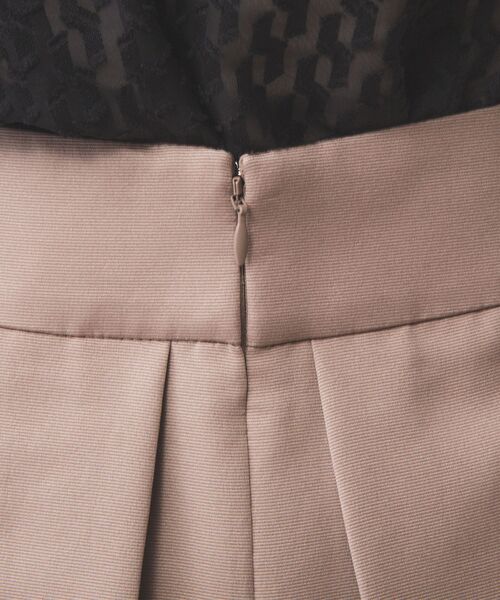 NARACAMICIE / ナラカミーチェ ミニ・ひざ丈スカート | 【NARACAMICIE】マットグログランタックフレアスカート | 詳細14