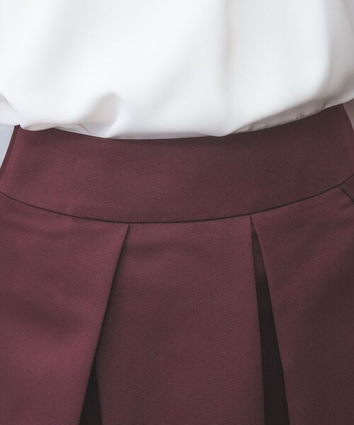 NARACAMICIE / ナラカミーチェ ミニ・ひざ丈スカート | 【NARACAMICIE】マットグログランタックフレアスカート | 詳細19