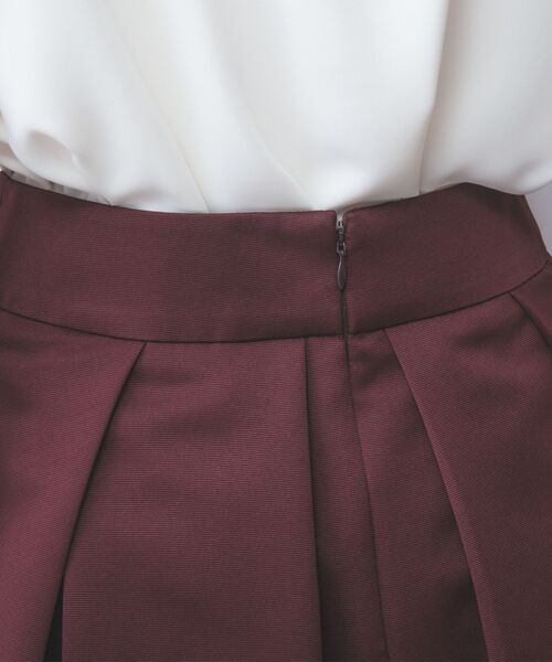 NARACAMICIE / ナラカミーチェ ミニ・ひざ丈スカート | 【NARACAMICIE】マットグログランタックフレアスカート | 詳細20