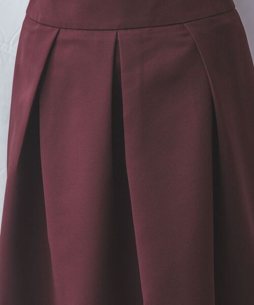 NARACAMICIE / ナラカミーチェ ミニ・ひざ丈スカート | 【NARACAMICIE】マットグログランタックフレアスカート | 詳細21