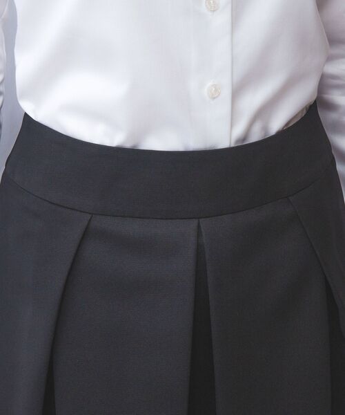 NARACAMICIE / ナラカミーチェ ミニ・ひざ丈スカート | 【NARACAMICIE】マットグログランタックフレアスカート | 詳細4