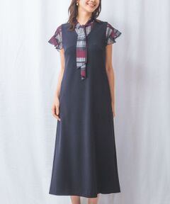 NARACAMICIE / ナラカミーチェ ミニ・ひざ丈スカート | 【NARACAMICIE】アクアスーティングジャンパースカート