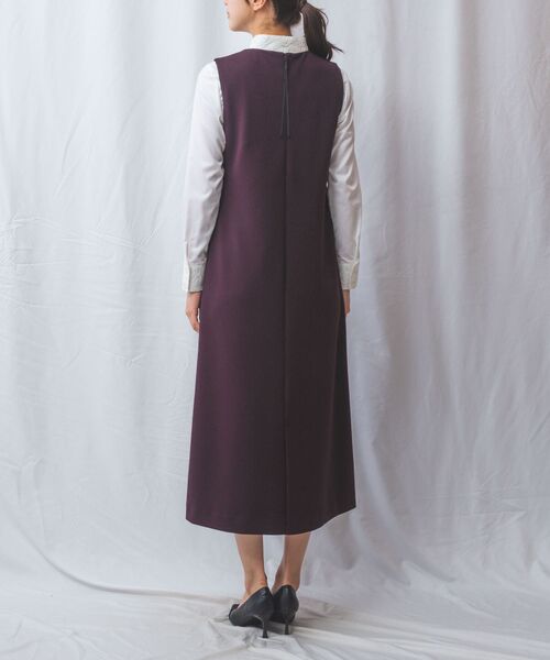 NARACAMICIE / ナラカミーチェ ミニ・ひざ丈スカート | 【NARACAMICIE】アクアスーティングジャンパースカート | 詳細11