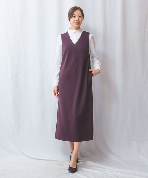 NARACAMICIE / ナラカミーチェ ミニ・ひざ丈スカート | 【NARACAMICIE】アクアスーティングジャンパースカート | 詳細18