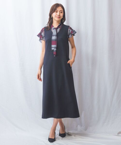 NARACAMICIE / ナラカミーチェ ミニ・ひざ丈スカート | 【NARACAMICIE】アクアスーティングジャンパースカート | 詳細8