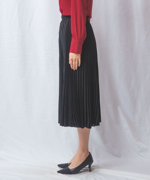 NARACAMICIE / ナラカミーチェ その他パンツ | 【NARACAMICIE】ハイツイストシフォンプリーツパンツ | 詳細3