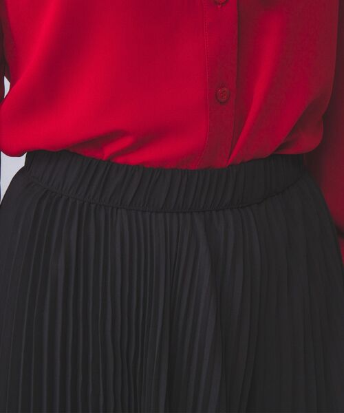 NARACAMICIE / ナラカミーチェ その他パンツ | 【NARACAMICIE】ハイツイストシフォンプリーツパンツ | 詳細5