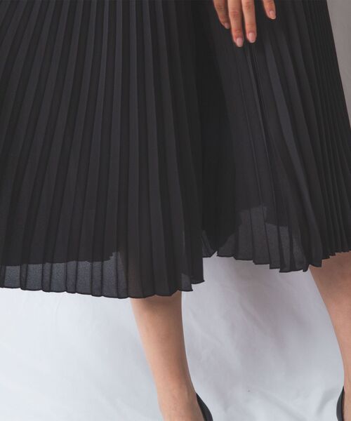 NARACAMICIE / ナラカミーチェ その他パンツ | 【NARACAMICIE】ハイツイストシフォンプリーツパンツ | 詳細8