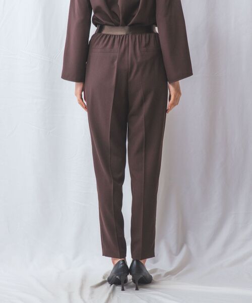 NARACAMICIE / ナラカミーチェ その他パンツ | 【NARACAMICIE】【セットアップ対応】ウエストゴムテーパードパンツ | 詳細10