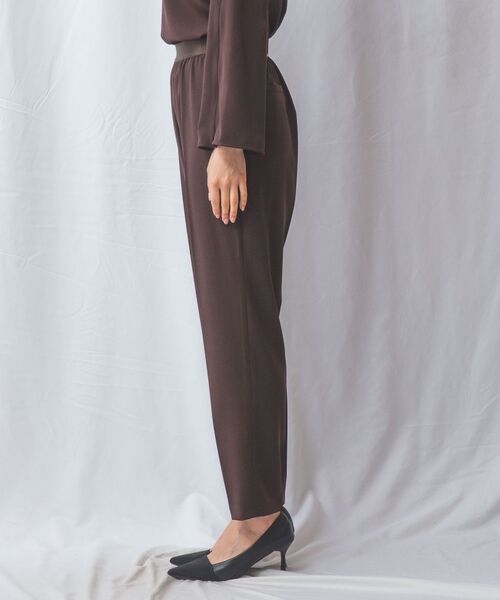 NARACAMICIE / ナラカミーチェ その他パンツ | 【NARACAMICIE】【セットアップ対応】ウエストゴムテーパードパンツ | 詳細9
