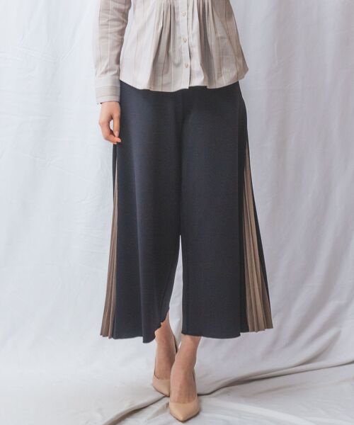 NARACAMICIE / ナラカミーチェ その他パンツ | 【NARACAMICIE】サイドプリーツパンツ | 詳細1