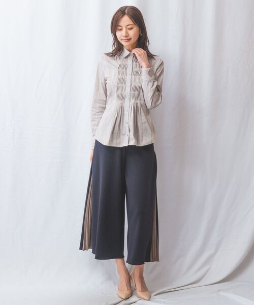 NARACAMICIE / ナラカミーチェ その他パンツ | 【NARACAMICIE】サイドプリーツパンツ | 詳細9