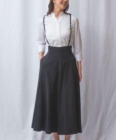 NARACAMICIE / ナラカミーチェ その他パンツ | 【NARACAMICIE】トロピカルポリエステルサス付フレアパンツ