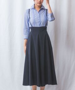 NARACAMICIE / ナラカミーチェ その他パンツ | 【NARACAMICIE】トロピカルポリエステルサス付フレアパンツ