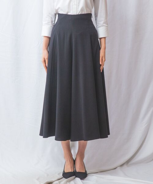 NARACAMICIE / ナラカミーチェ その他パンツ | 【NARACAMICIE】トロピカルポリエステルサス付フレアパンツ | 詳細1