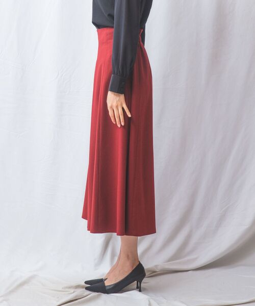 NARACAMICIE / ナラカミーチェ その他パンツ | 【NARACAMICIE】トロピカルポリエステルサス付フレアパンツ | 詳細10