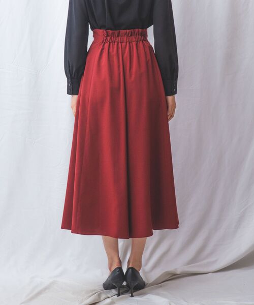 NARACAMICIE / ナラカミーチェ その他パンツ | 【NARACAMICIE】トロピカルポリエステルサス付フレアパンツ | 詳細11