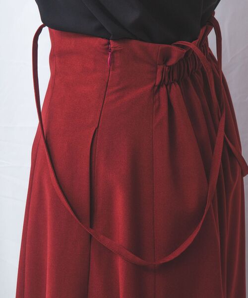 NARACAMICIE / ナラカミーチェ その他パンツ | 【NARACAMICIE】トロピカルポリエステルサス付フレアパンツ | 詳細16