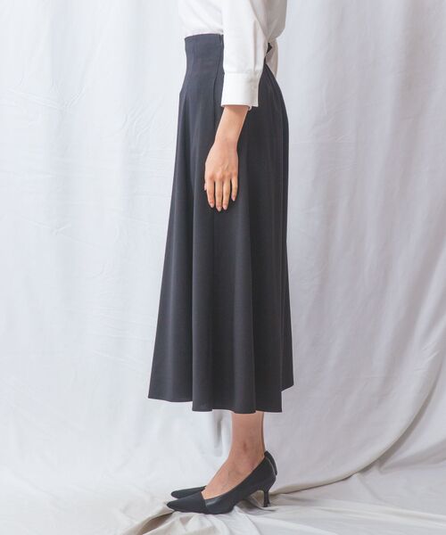 NARACAMICIE / ナラカミーチェ その他パンツ | 【NARACAMICIE】トロピカルポリエステルサス付フレアパンツ | 詳細2