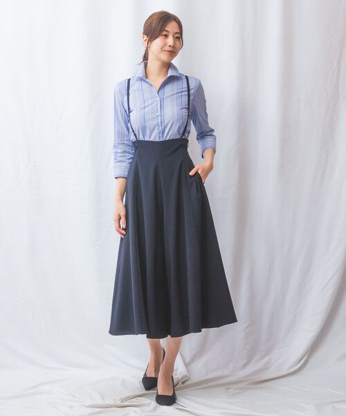 NARACAMICIE / ナラカミーチェ その他パンツ | 【NARACAMICIE】トロピカルポリエステルサス付フレアパンツ | 詳細25