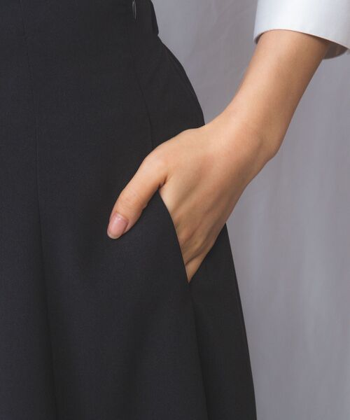 NARACAMICIE / ナラカミーチェ その他パンツ | 【NARACAMICIE】トロピカルポリエステルサス付フレアパンツ | 詳細7