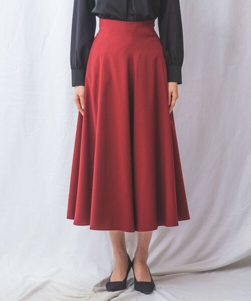 NARACAMICIE / ナラカミーチェ その他パンツ | 【NARACAMICIE】トロピカルポリエステルサス付フレアパンツ | 詳細9