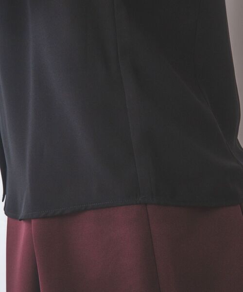 NARACAMICIE / ナラカミーチェ シャツ・ブラウス | 【NARACAMICIE】無地ジョーゼットフリル長袖ブラウス | 詳細9