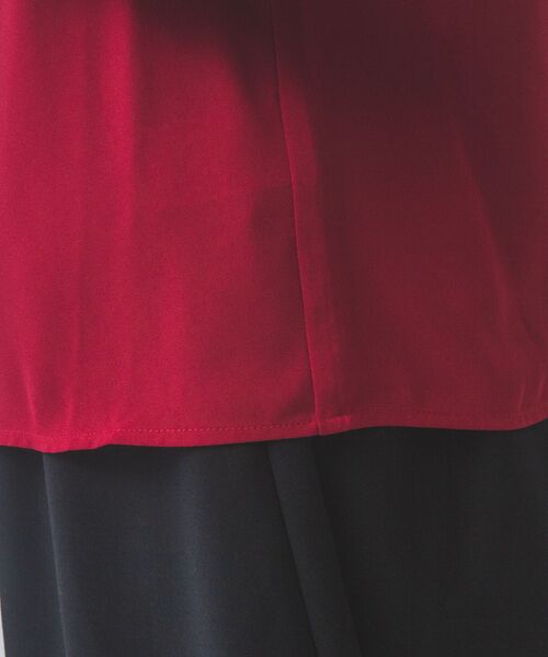 NARACAMICIE / ナラカミーチェ シャツ・ブラウス | 【NARACAMICIE】無地ジョーゼットラッフルボウタイ長袖ブラウス | 詳細20