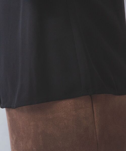 NARACAMICIE / ナラカミーチェ シャツ・ブラウス | 【NARACAMICIE】無地ジョーゼットラッフルボウタイ長袖ブラウス | 詳細9