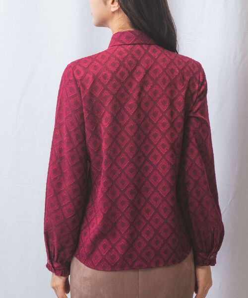 NARACAMICIE / ナラカミーチェ シャツ・ブラウス | 【NARACAMICIE】カットジャガード3段フリル長袖ブラウス | 詳細13